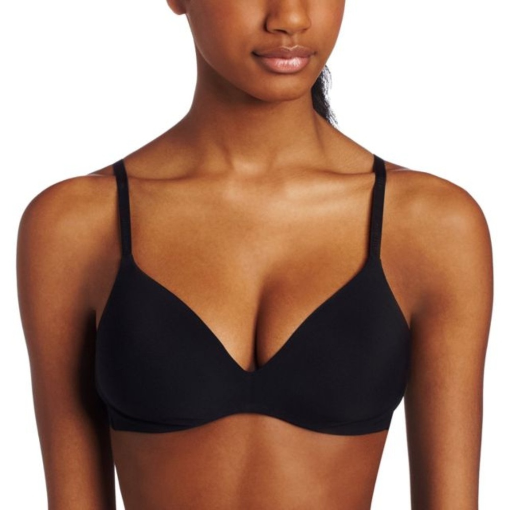 NWT Calvin Klein F3168DS Perfectly Pushup bra Blk